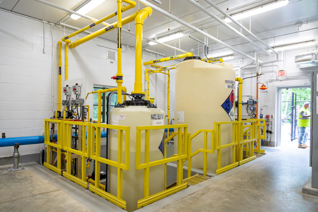 inside Muddy Pond Pump Station